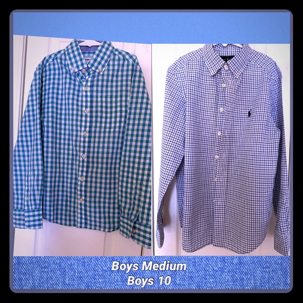 Boys Long Long Sleeve Ralph Lauren Shirt & Bonus!